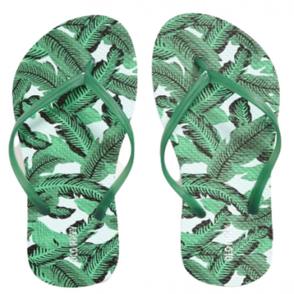 Old Navy Palm Tree Flip Flops Women's Size 8 Beach